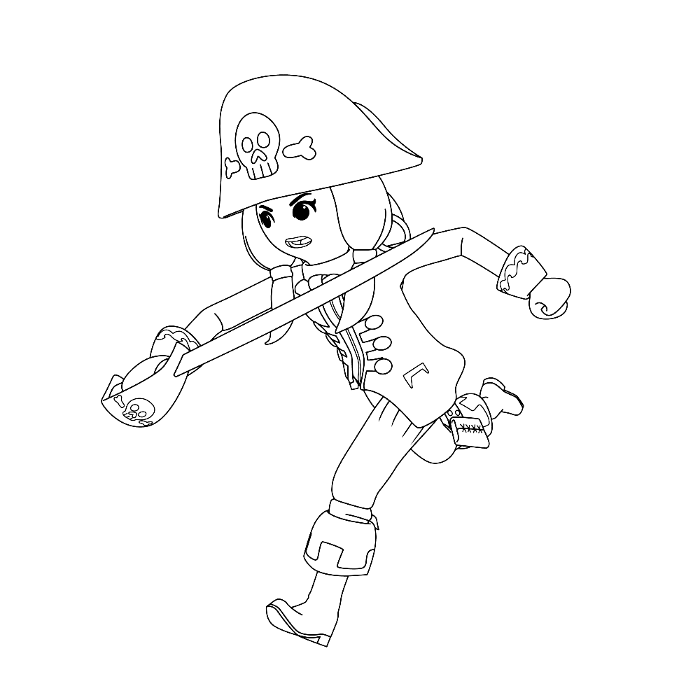Leuk voor kids Playmobil piraat vuurt zijn kanon af